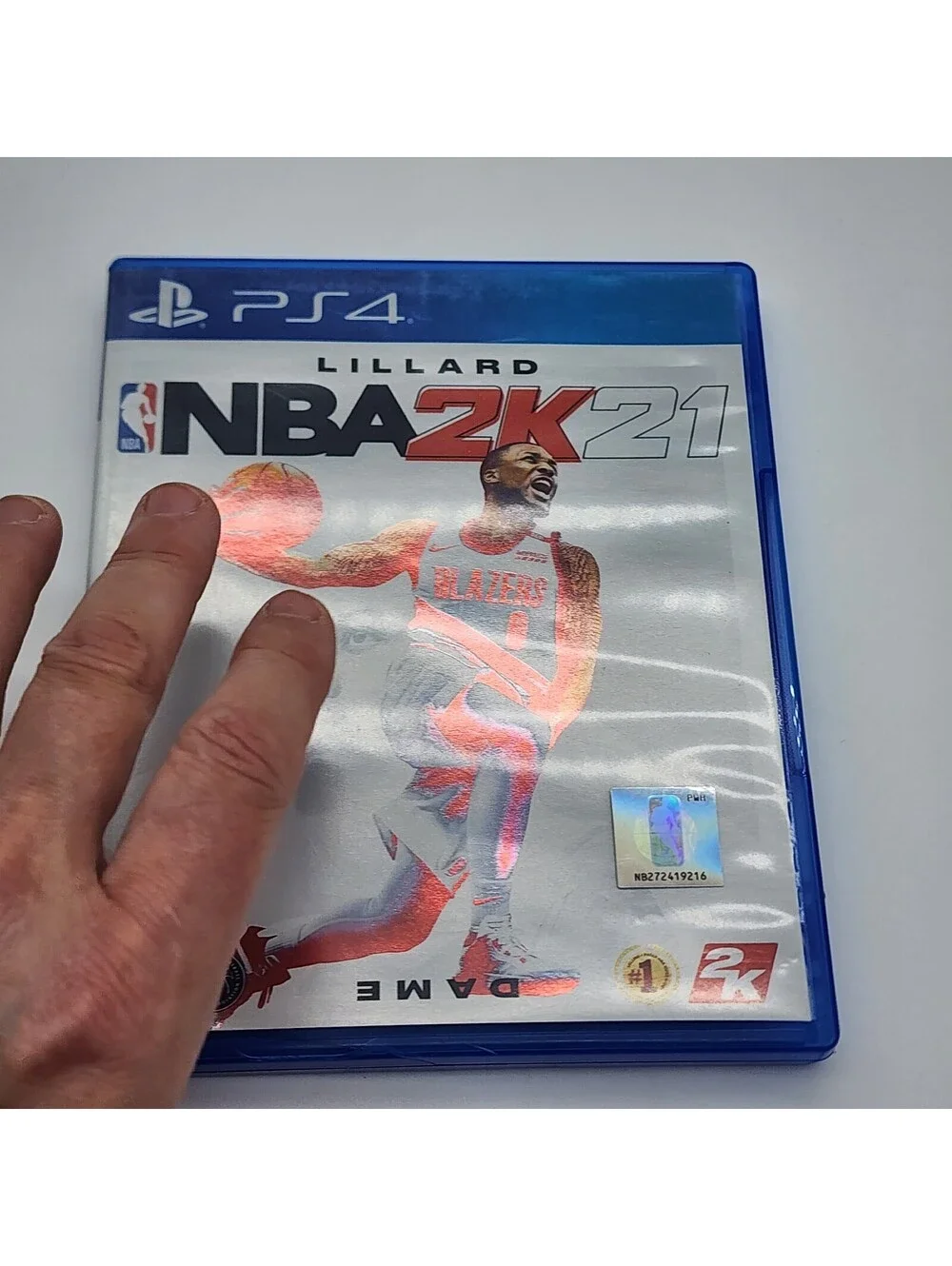 NBA 2K21 PS4 PlayStation 4 Damian Lillard Basketball Game Complete Excellent